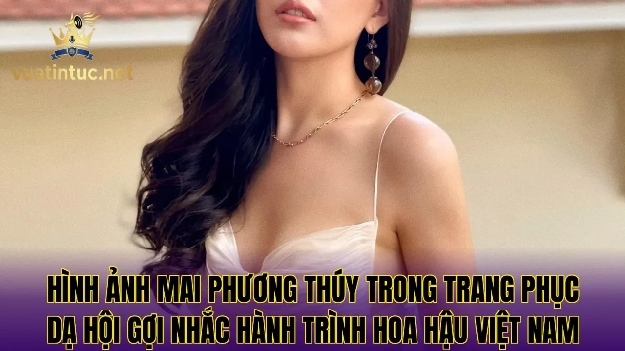 Hình ảnh Mai Phương Thúy trong trang phục dạ hội gợi nhắc hành trình Hoa hậu Việt Nam